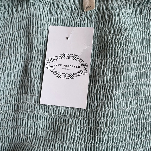 Love Obsessed Boutique Mint Top - Picture 5 of 5